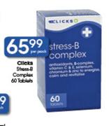 Clicks Stress-B Complex-60 Tablets Per Pack