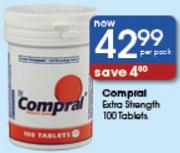 Compral Extra Strenght 100 Tablets Per Pack