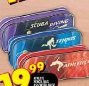 Athletics Pencil Bags Assorted Each