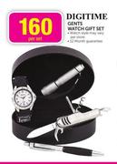 Digitime Gents-Watch Gift Set-Per Set