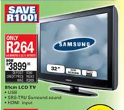 Samsung 81cm LCD TV (32")