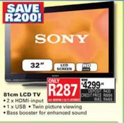 Sony 81cm LCD TV (32")