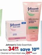 Johnson's Daily Essentials Cleanser or Face Wash