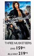 Three Musketeers Blu-Ray