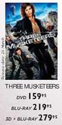 Three Musketeers 3D + Blu-Ray