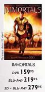 Immortals 3D + Blu-Ray 