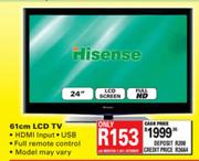 Hisense 61cm LCD TV-24"