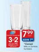 Console Wiliy Or Zombie Tumblers