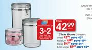 Clicks Home Canisters Extra large