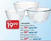 Arcuisine Mixing Bowl-2l Or Round Caked Dish-23cm 