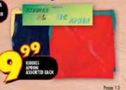 Kiddies Apron Assorted-each