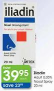 Iliadin Adult 0.05% Nasal Spray-20ml Each