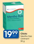 Clicks Mentho Rub Ointment-50g