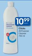 Clicks All Purpose Cleaner-750ml Each