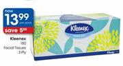 Kleenex 2-Ply Facial Tissues-180's Per pack