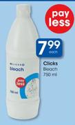 Clicks Bleach-750ml each