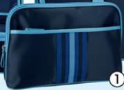 Guy Pinot Men's Striped Toiltry Bag
