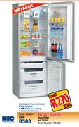 KIC Metallic Double Door Fridge-346Ltr