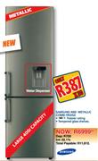 Samsung Metallic Combi Fridge-400Ltr