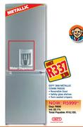 Defy Metallic Combi Fridge-360Ltr