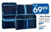 Guy Pinot Toiletry Bags Fold Out Each