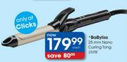 BaByliss Nano Curling Tong-25mm