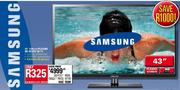Samsung 43" (130cm) Plasma HD Ready 3D TV