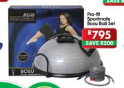 Pro Fit Sportmate Bosu Ball Set