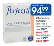 Vitabiotics Perfectil Skin, Hair & Nails Tablets-30's Plus Tablets-56's 