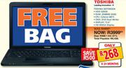 Toshiba Notebook + Free Bag