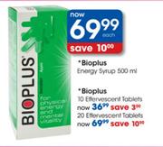 Bioplus Effervescent 10's - Clicks