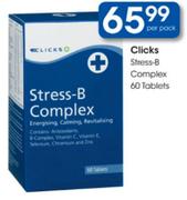 Clicks Stress-B Complex-60 Tablets Per Pack