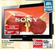 Sony 40" (102cm) LCD Flatscreen TV