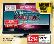 Sansui 26" (66cm) LED Flatscreen TV