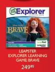 Leapaster Explorer Learning Game Brave