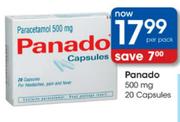 Panado 500mg-20 Capsules-Per Pack