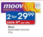 Moov Rapid Relief Oinment-2x25g