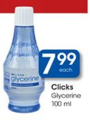 Clicks Glycerine-100ml Each