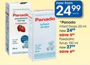Panado Paediatric Syrup-100ml Each