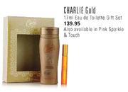 Charlie Gold Eau De Toilette Gift Set-17ml