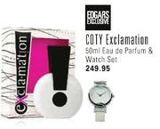 Coty Exclamation Eau De Parfum & Watch Set-50ml