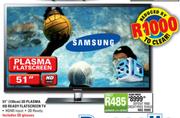 Samsung HD 3D Ready Flatscreen Plasma TV-51" (130cm)
