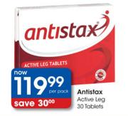 Antistax Active Leg 30 Tablets