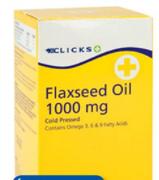 Clicks Flaxseed Oil 1000mg-300 Capsules