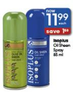 Isoplus Oil Sheen Spray-85ml Each