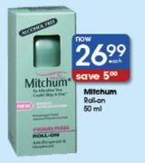 Mitchum Roll-On-50ml Each
