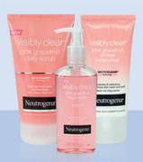 Neutrogena Visibly Clear Face Wash Or Face Scrub-Each