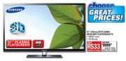 Samsung 51"(130cm) 3D Plasma HD Ready Flatscreen TV