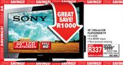 Sony 40"(102cm) LCD Flatscreen TV