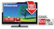 Hisense 32"(81cm) LED Flatscreen TV